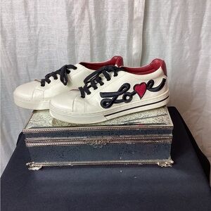 Brighton “Love Me” sneakers; Size: 8.5